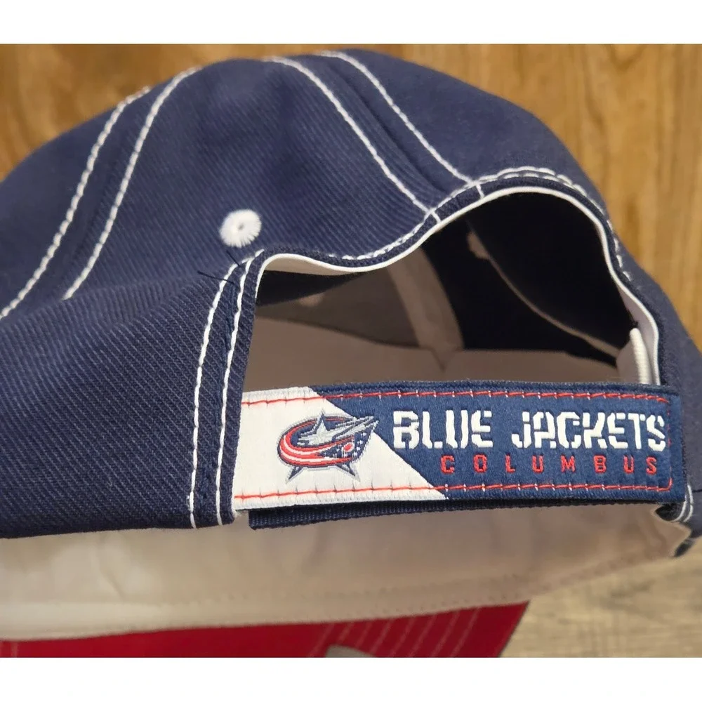 NWOT Columbus Blue Jackets Hat NHL Reebok Adjustable Strapback Cap Size
